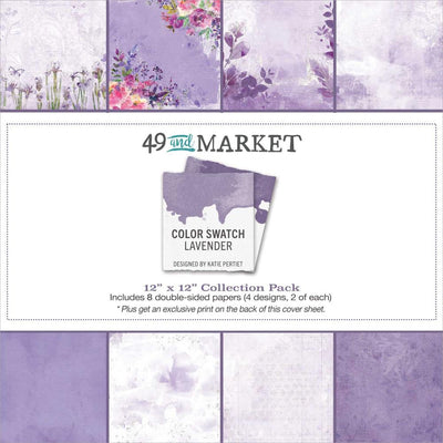 49 & Market - Color Swatch: Lavender Collection Pack 12
