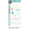 Sizzix - 49 and Market Collection - Clear Photopolymer Stamps - Hello You Sentiments