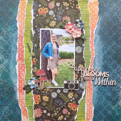 Happiness Blooms Layout Kit