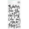 Dear Lizzy Documentary Thickers Phrase Stickers 5.5x11 2/Pkg