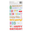 American Crafts - Pebbles All The Cake Thickers Stickers 48/Pkg