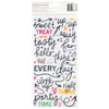 Vicki Boutin - Bold And Bright Thickers - Puffy Title Stickers 110/Pkg