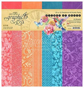 Graphic 45 - Flight of Fancy 12x12 Patterns & Solids Pack
