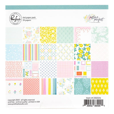 Pinkfresh - Picture Perfect 6x6 Paper Pad 24/Pkg