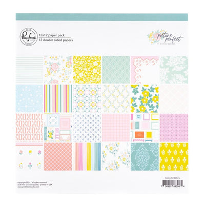Pinkfresh - Picture Perfect 12x12 Paper Pack 12/Pkg