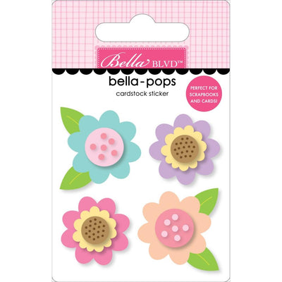 Bella Blvd - Just Because Bella-Pops 3D Stickers - Full Bloom