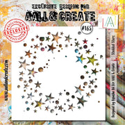 AALL And Create 6x6 Stencil - Studded Stars #165