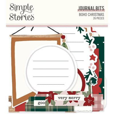 Simple Stories - Boho Christmas Journal Bits 26/Pkg
