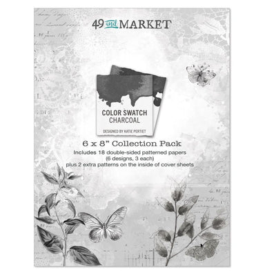 49 and Market - Color Swatch Charcoal 6x8 Collection Pack