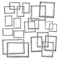 49 and Market - Color Swatch Charcoal Frame Set