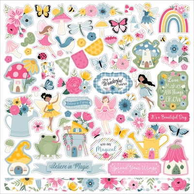Echo Park - Fairy Garden 12x12 Element Sticker Sheet