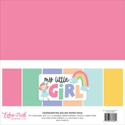 Echo Park - My Little Girl - Solids Collection Kit 12"X12"