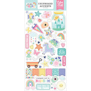 Echo Park - My Little Girl - Chipboard Accent Stickers 6x13"