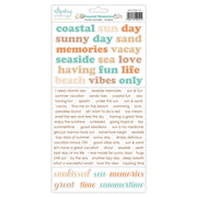 Mintay - Coastal Memories Paper Stickers - Words