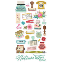 Simple Stories - Noteworthy 6x12 Chipboard Stickers