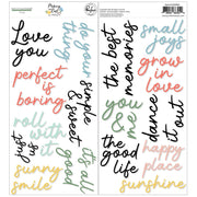 Pinkfresh - Making The Best Of It Puffy Title Stickers 72/Pkg