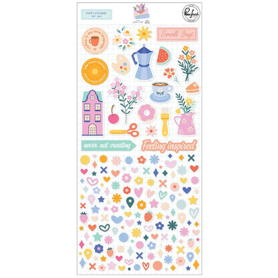 Pinkfresh - The Simple Things Puffy Stickers 161pcs