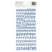 American Crafts Hello Little Boy Alpha Thickers Stickers 216/Pkg