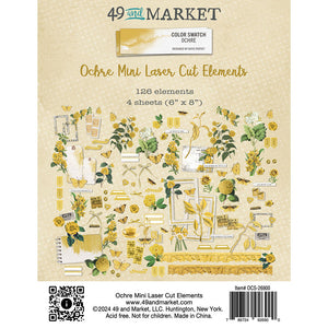 49 and Market - Color Swatch Ochre Mini Laser Cut Outs