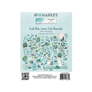 49 and Market - Color Swatch: Teal Mini Laser Cut Elements