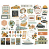 Simple Stories - Here & There Bits & Pieces Die-Cuts 47/Pkg