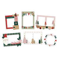 Simple Stories - Boho Christmas Chipboard Frames 6/Pkg