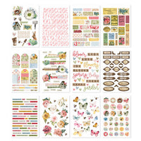 Simple Stories - Simple Vintage Spring Garden Sticker Book 12/Sheets