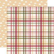 Echo Park - Special Delivery Baby Girl Paper - Loved Girl Plaid