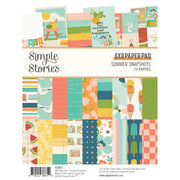 Simple Stories - Summer Snapshots Paper Pad 6"X8" 24/Pkg
