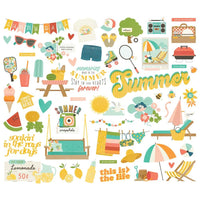 Simple Stories - Summer Snapshots Bits & Pieces 57/Pkg