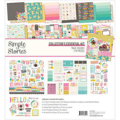Simple Stories - True Colors Collector's Essential Kit 12