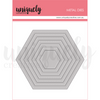 Uniquely Creative - Stitched Nesting Hexagon Die