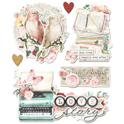 Simple Stories - Simple Vintage Love Story Layered Chipboard