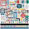 Echo Park - Vroom Cardstock Sticker Sheet 12x12
