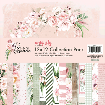 Uniquely Creative - Peonies & Proteas 12x12 Collection Pack
