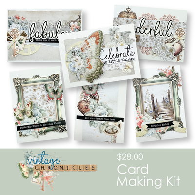 Uniquely Creative - Vintage Chronicles Card Making Kit