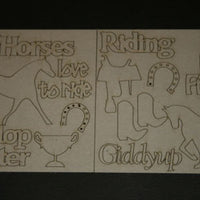 6 x 6 Horse Riding