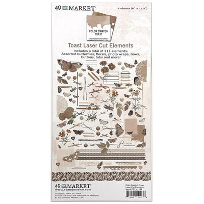 49 & Market Color Swatch Toast - Laser Cut Outs