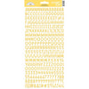 Doodlebug - Alphabet Soup Puffy Alpha Stickers - Bumblebee