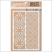 Celebr8 Matt Board - Enchanted Mesh Pattern