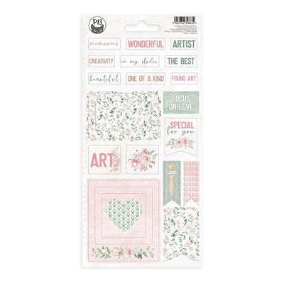 P13 Let Your Creativity Bloom Chipboard Stickers 4