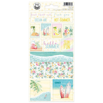 P13 - Summer Vibes Cardstock Stickers 4