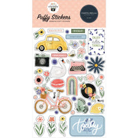Carta Bella - Here, There and Everywhere Puffy Stickers