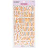 Bella Blvd - Bella Besties Aria Alpha Puffy Stickers - Orange