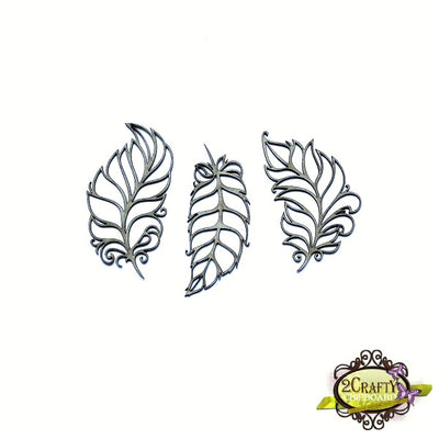 2Crafty - Feather Outline Set