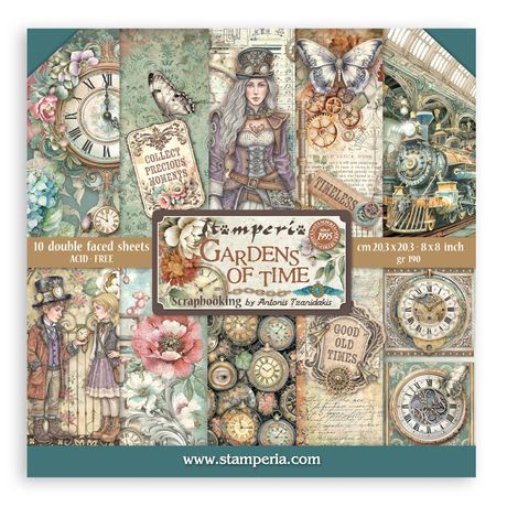 Stamperia - Gardens of Time Collection