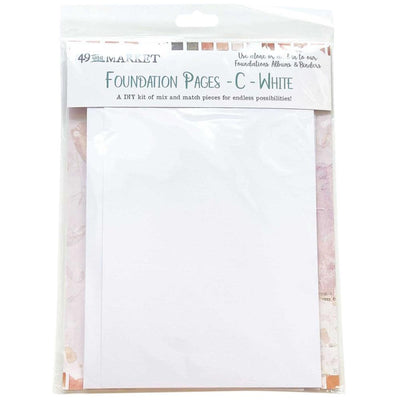 49 & Market - Memory Journal Foundations Pages C - White