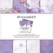 49 & Market - Color Swatch: Lavender Collection Pack 12"X12"