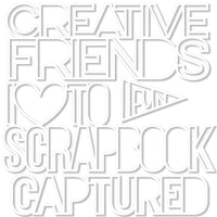 Bella Blvd - Let's Scrapbook Cut-Outs - Creative Friends