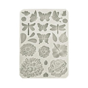 Stamperia - Silicone Mold A5 - Secret Diary  Butterflies & Flowers